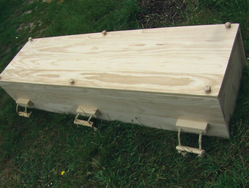 Pine coffin